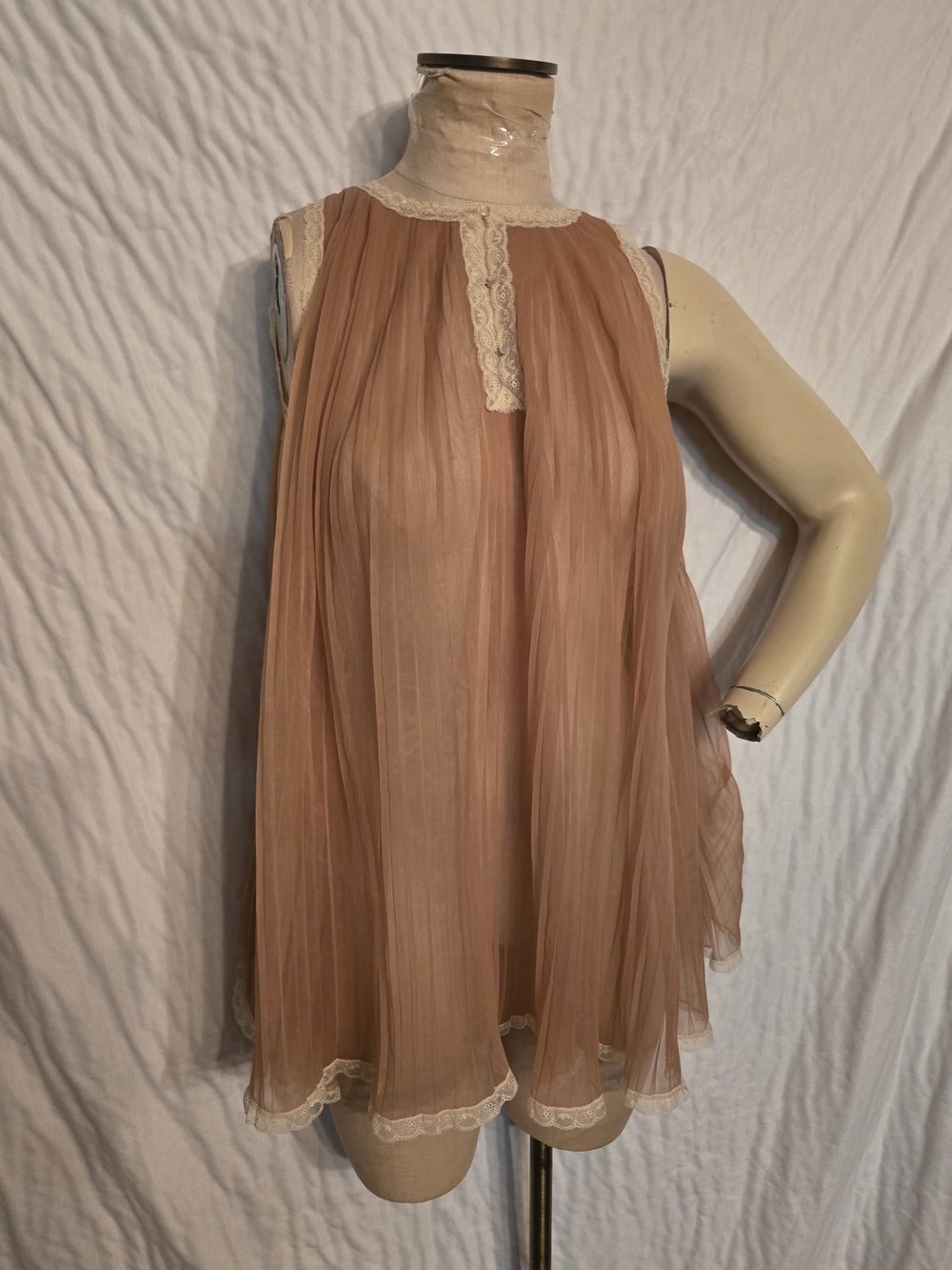 Vintage Pleated Babydoll